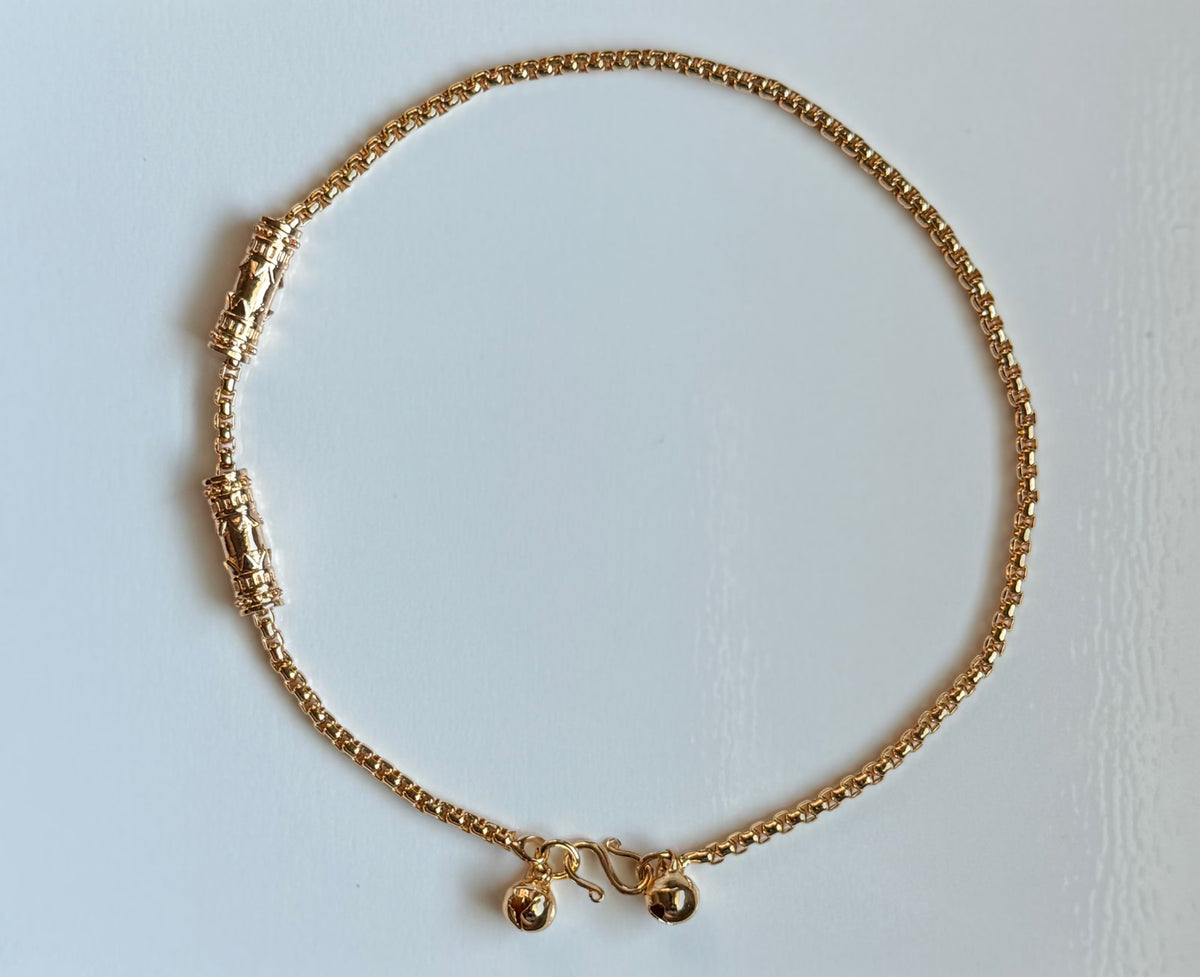 Ka'ta-inspired charm anklet | Two Bells