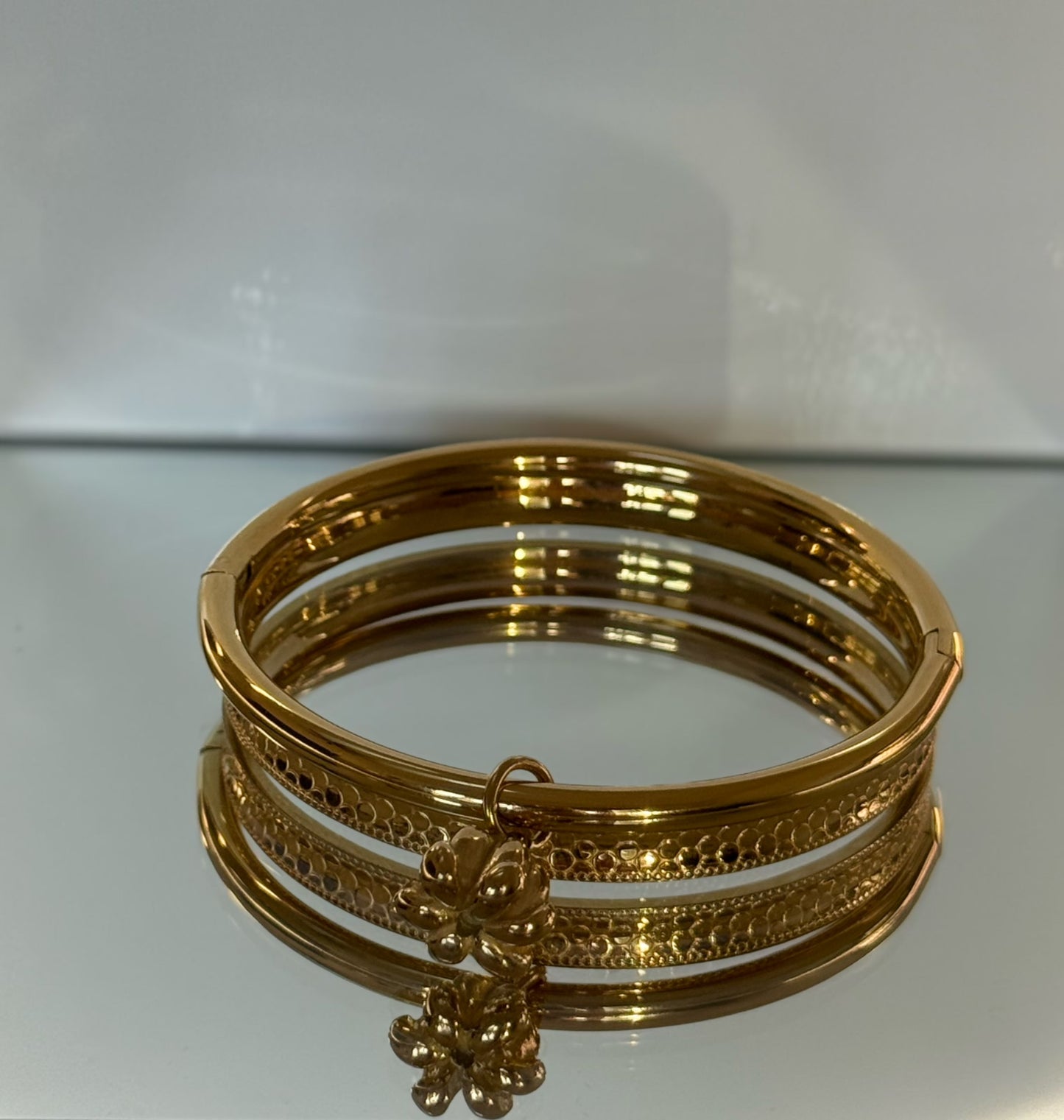 Pka Reak Charm Bangle Set