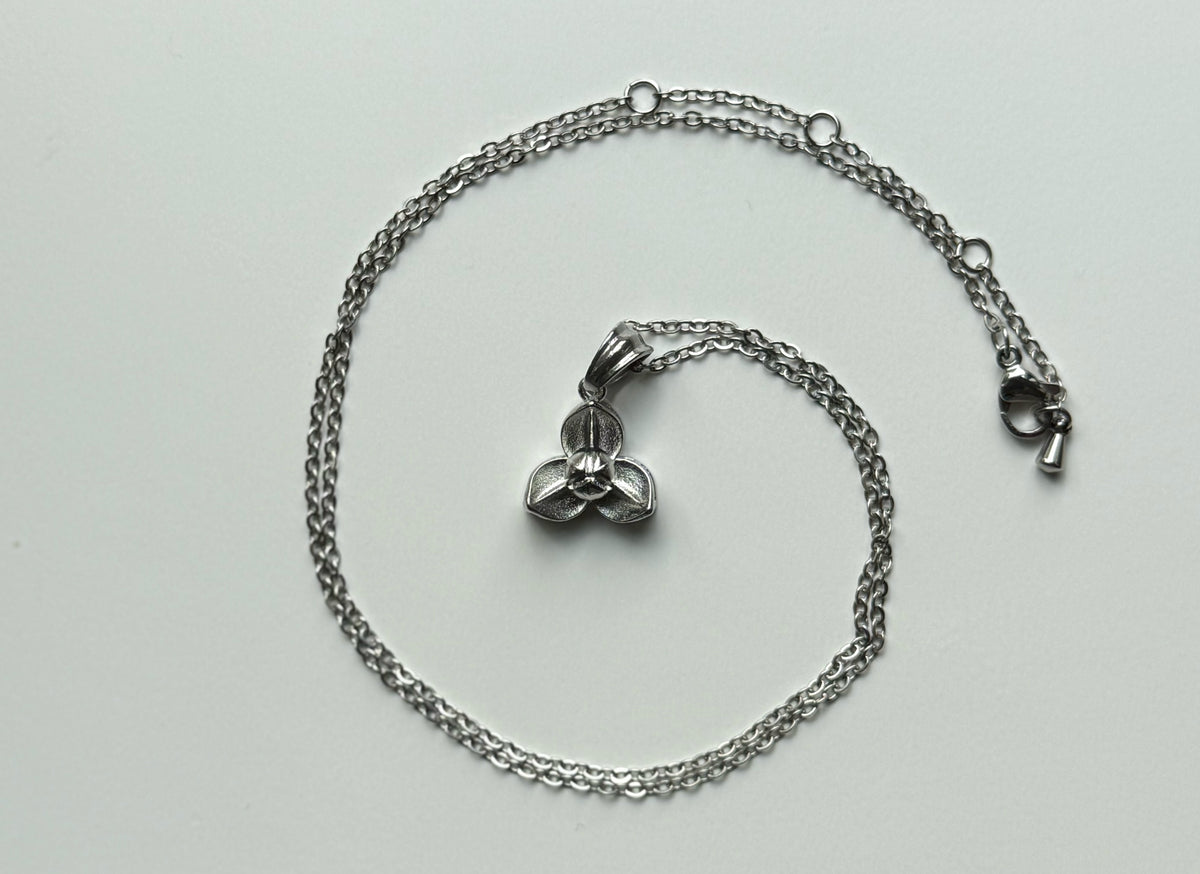 Rumdoul Necklace | Stainless Steel With Silver Plating