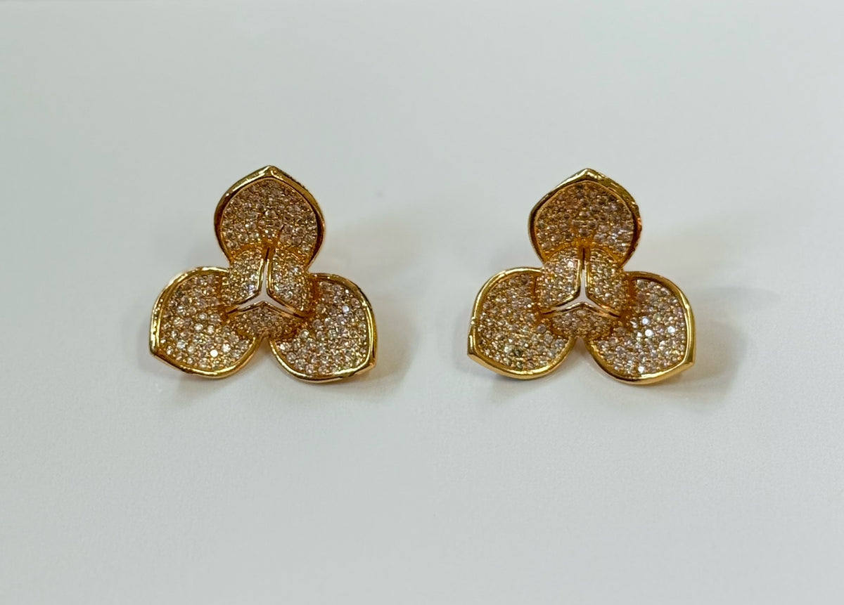 Renlysa Rumdoul Earrings | Pave-Style