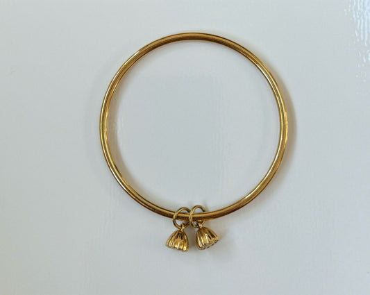 Khmer Bangle | Two Pka Krapum Chhouk Charms