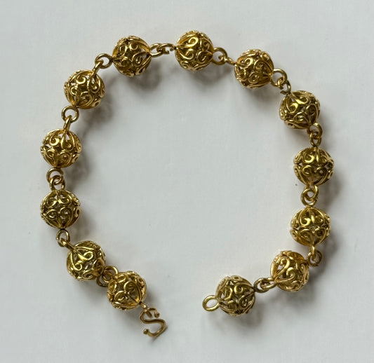 Khmer Kantrom Pka Chan Bracelet | Big Beads- Limited Edition